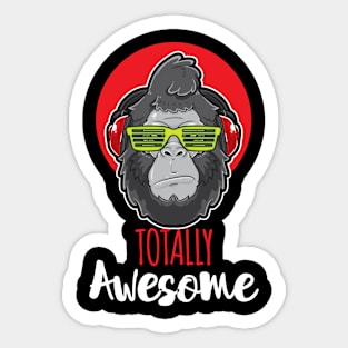 Totally Awesome Affe Sticker